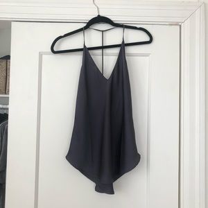 ASTR the label Grey Silky Top